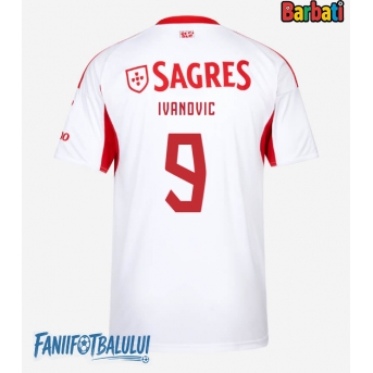 Benfica Franjo Ivanovic #9 Tricou Fotbal Replică 2025-26 Barbati Treilea